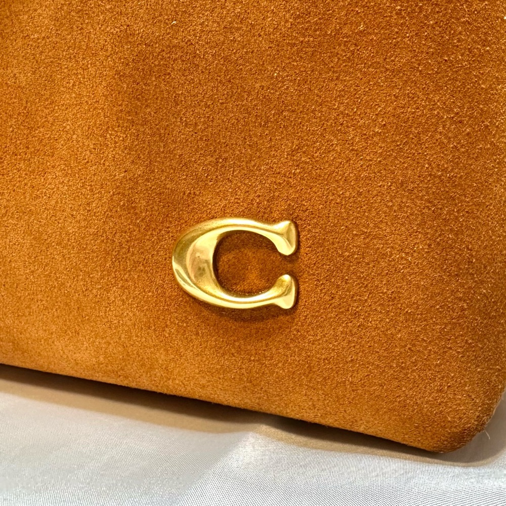 ✅Sold✅ Coach Juliet Hobo Bag – Burnished Amber Suede – Like New - Picture 11 of 17